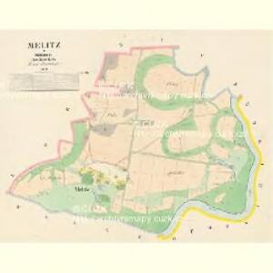 Melitz - c4587-1-001 - Kaiserpflichtexemplar der Landkarten des stabilen Katasters