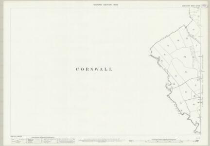 Devon LXXIII.13 (includes: Jacobstow; North Petherwin; Tremaine; Treneglos; Warbstow) - 25 Inch Map