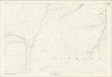 Brecknockshire XXXII.13 (includes: Crai; Traean Glas) - 25 Inch Map