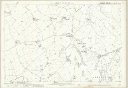 Shropshire VI.8 (includes: Bettisfield; Ellesmere Rural; Halghton; Hanmer; Penley) - 25 Inch Map
