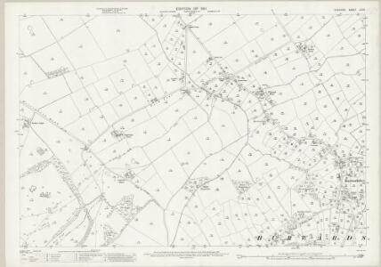 Cheshire LIV.3 (includes: Broxton; Burwardsley; Harthill; Tattenhall) - 25 Inch Map