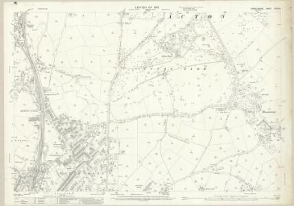 Denbighshire XXVIII.8 (includes: Bieston; Gwersyllt; Wrexham Regis) - 25 Inch Map