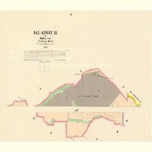 Kladrub - c3111-1-002 - Kaiserpflichtexemplar der Landkarten des stabilen Katasters