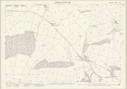 Shropshire LXIII.5 (includes: Lydbury North; Lydham) - 25 Inch Map