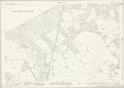 Surrey X.9 (includes: Windlesham; Winkfield) - 25 Inch Map