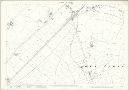 Nottinghamshire XXXIX.6 (includes: Bulcote; Caythorpe; Gunthorpe; Lowdham) - 25 Inch Map