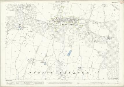 Kent LIII.5 (includes: Chart Sutton; Sutton Valence) - 25 Inch Map