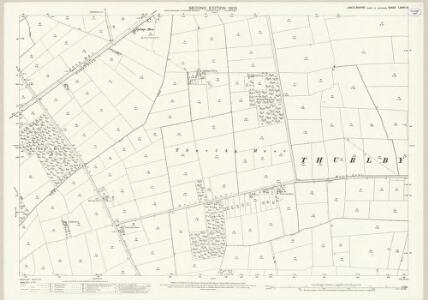 Lincolnshire LXXVII.15 (includes: Norton Disney; Swinderby; Thurlby) - 25 Inch Map