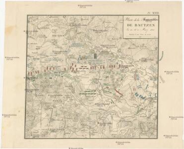 Plan de la Bataille de Bautzen le 20 et 21 May 1813