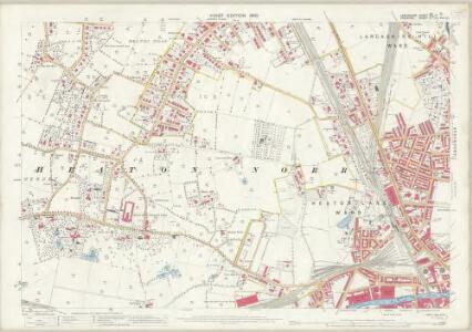 Lancashire CXI.12 (includes: Stockport) - 25 Inch Map