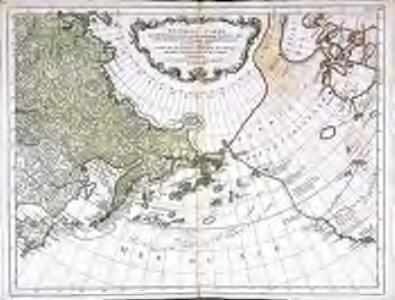 Nouvelle carte des decouvertes faites par des vaisseaux russiens aux côtes inconnues de l'Amerique septentrionale avec les pais adiacents