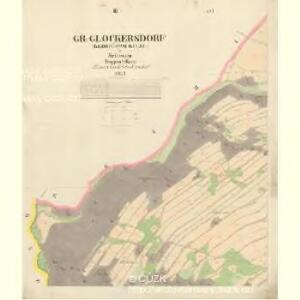 Gross Glockersdorf (Klokočowo Welke) - m1203-1-002 - Kaiserpflichtexemplar der Landkarten des stabilen Katasters