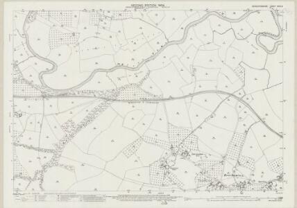 Worcestershire XXXII.8 (includes: Alfrick; Broadwas; Cotheridge; Leigh; Lulsley) - 25 Inch Map