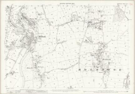 Derbyshire XLV.5 (includes: Belper; Duffield; Holbrook; Horsley; Kilburn; Milford) - 25 Inch Map