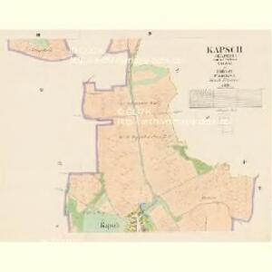 Kapsch (Skapecz) - c6926-1-002 - Kaiserpflichtexemplar der Landkarten des stabilen Katasters