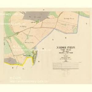 Nieder-Przim (Nisky-Přjm) - c1368-1-003 - Kaiserpflichtexemplar der Landkarten des stabilen Katasters