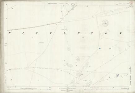 Wiltshire XLVIII.9 (includes: Figheldean; Fittleton) - 25 Inch Map