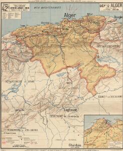 Dépt D’ Alger carte politique