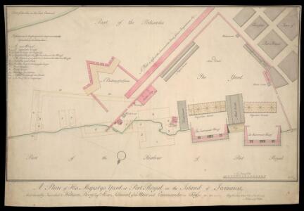 A Plan Of His Majesty's Yard At Port Royal In The Island Of Jamaica