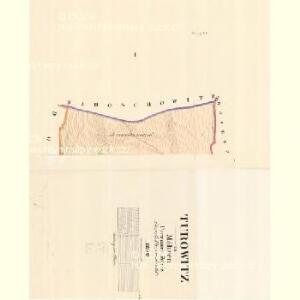 Turowitz - m3173-1-002 - Kaiserpflichtexemplar der Landkarten des stabilen Katasters