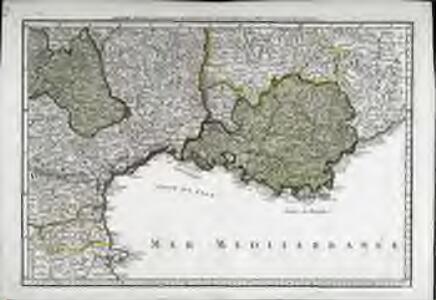 Sixieme feuille contenant le Languedoc, le Dauphiné, la Provence et le Roussillon