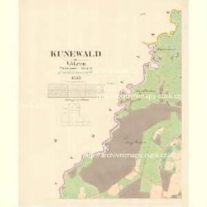 Kunewald - m1433-2-002 - Kaiserpflichtexemplar der Landkarten des stabilen Katasters