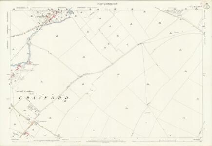 Dorset XXV.13 (includes: Shapwick; Tarrant Crawford; Tarrant Keynston; Tarrant Rushton) - 25 Inch Map