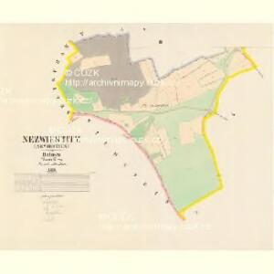 Neswiestitz (Newiestice) - c5111-1-004 - Kaiserpflichtexemplar der Landkarten des stabilen Katasters