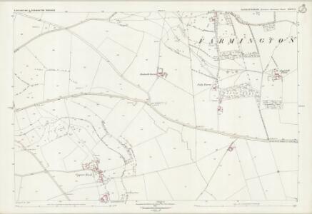 Gloucestershire XXXVI.11 (includes: Farmington; Northleach with Eastington) - 25 Inch Map