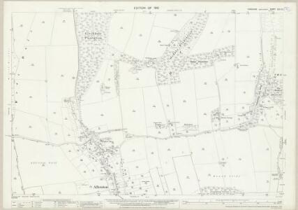 Yorkshire XCII.10 (includes: Allerston; Ebberston; Wilton) - 25 Inch Map