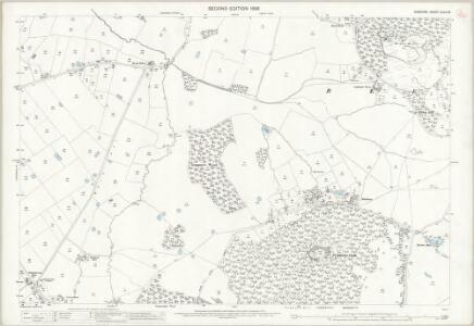 Cheshire XLVII.16 (includes: Beeston; Peckforton; Tattenhall) - 25 Inch Map