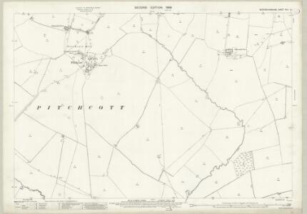 Buckinghamshire XXIII.14 (includes: Oving; Pitchcott; Whitchurch) - 25 Inch Map