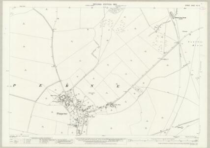 Dorset XIV.16 (includes: Pimperne; Tarrant Hinton; Tarrant Launceston) - 25 Inch Map