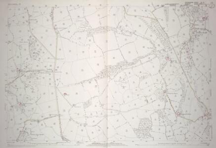 Devon LX.13 (includes: Axminster Hamlets; Chardstock; Membury) - 25 Inch Map