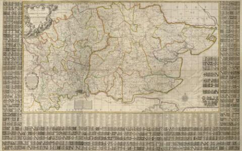A New and Correct MAPP OF MIDDLESEX, ESSEX AND HERTFORDSHIRE With the Roads Rivers Sea-Coast ACTUALLY SURVEYED