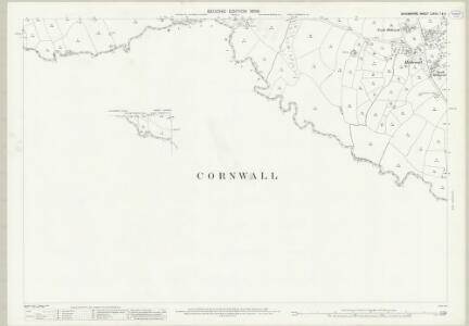 Devon LXXXV.7 & 6 (includes: Egloskerry; North Petherwin; Tremaine; Tresmeer) - 25 Inch Map