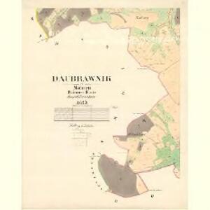 Daubrawnik - m0565-1-004 - Kaiserpflichtexemplar der Landkarten des stabilen Katasters