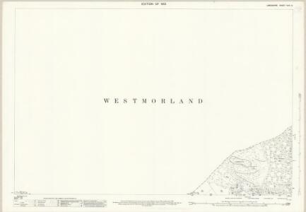 Lancashire XVIII.6 (includes: Arnside; Silverdale) - 25 Inch Map