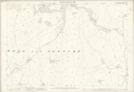 Westmorland XXXIV.1 (includes: Fawcett Forest; Whinfell; Whitwell And Selside) - 25 Inch Map
