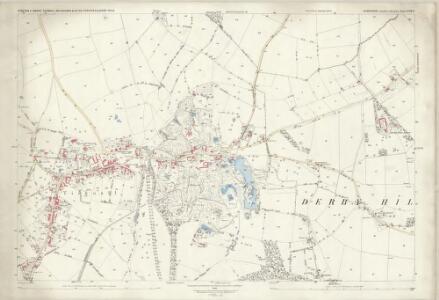 Derbyshire LVIII.9 (includes: Calke; Derby Hills; Melbourne; Stanton By Bridge; Ticknall) - 25 Inch Map