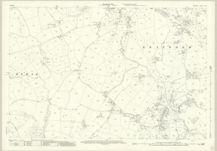 Anglesey XV.5 (includes: Llangoed; Llaniestyn Rural; Llaniestyn Urban) - 25 Inch Map