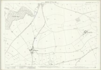 Gloucestershire LXXIII.15 (includes: Cold Ashton; Doynton; Dyrham and Hinton; Marshfield) - 25 Inch Map