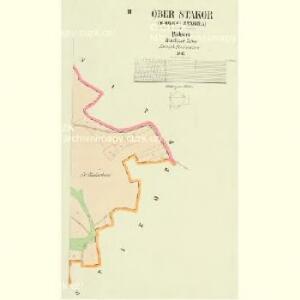 Ober Stakor (Horegnj Stakora) - c2154-1-003 - Kaiserpflichtexemplar der Landkarten des stabilen Katasters
