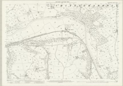 Devon XXXI.6 (includes: Burrington; Chittlehamholt) - 25 Inch Map