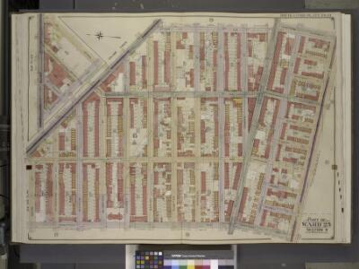 Brooklyn, Vol. 2, Double Page Plate No. 19; Part of   Ward 25, Section 6; [Map bounded by Broadway, Stone Ave., Fulton St., Eastern    Parkway; Including  Atlantic Ave., Saratoga Ave., Macon St., Hopkinson Ave.];    Sub Plan; [Map bounded by Broadway,