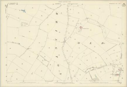 Huntingdonshire XII.15 (includes: Brington and Molesworth; Old Weston) - 25 Inch Map