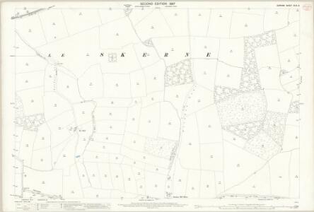 Durham XLIX.3 (includes: Brafferton; Elstob; Great Stainton; Preston Le Skerne) - 25 Inch Map
