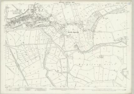 Somerset LXXII.8 (includes: High Ham; Huish Episcopi; Langport; Long Sutton; Muchelney) - 25 Inch Map