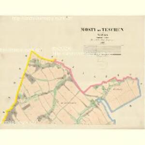 Mosty bei Teschen - m1891-1-001 - Kaiserpflichtexemplar der Landkarten des stabilen Katasters
