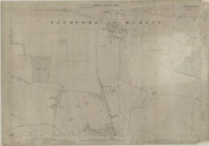 Oxfordshire XV.11 (includes: Great Tew; Sandford St Martin; Westcott Barton; Worton) - 25 Inch Map